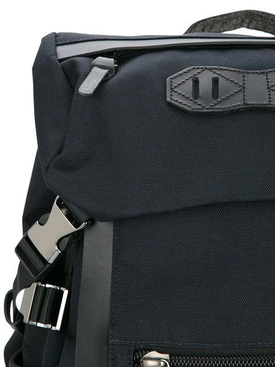 Shop Makavelic Double Line Backpack In Blue