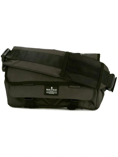 Shop Makavelic Chase Cyclist Waist-bag In Green