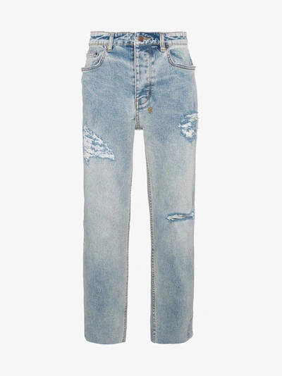 Shop Givenchy Ksubi Distressed Jeans In Blue