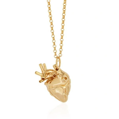 Strange Fruit Heart Pendant Gold