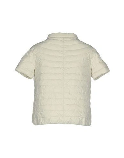 Shop Duvetica Down Jackets In Ivory
