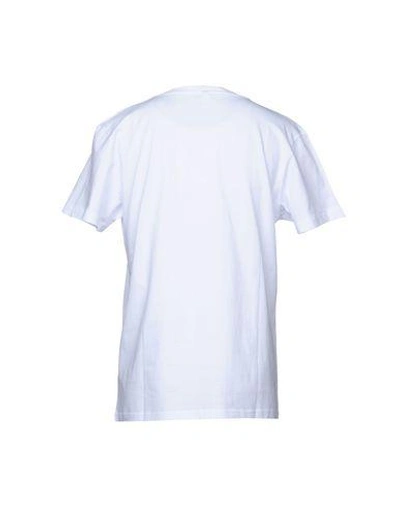 Shop Moschino Swim T-shirt In White