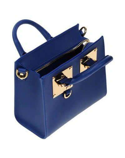 Shop Sophie Hulme Handbag In Bright Blue