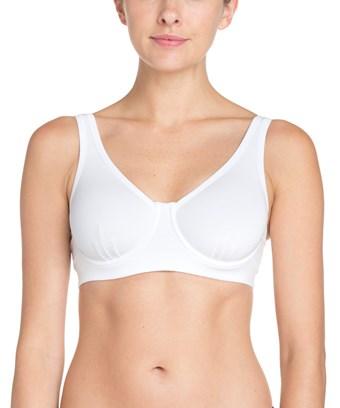 white underwire sports bra