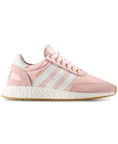 Shop Adidas Originals Adidas Women's Iniki Runner Casual Sneakers From Finish Line In Icey Pink/ftw Wht/gum