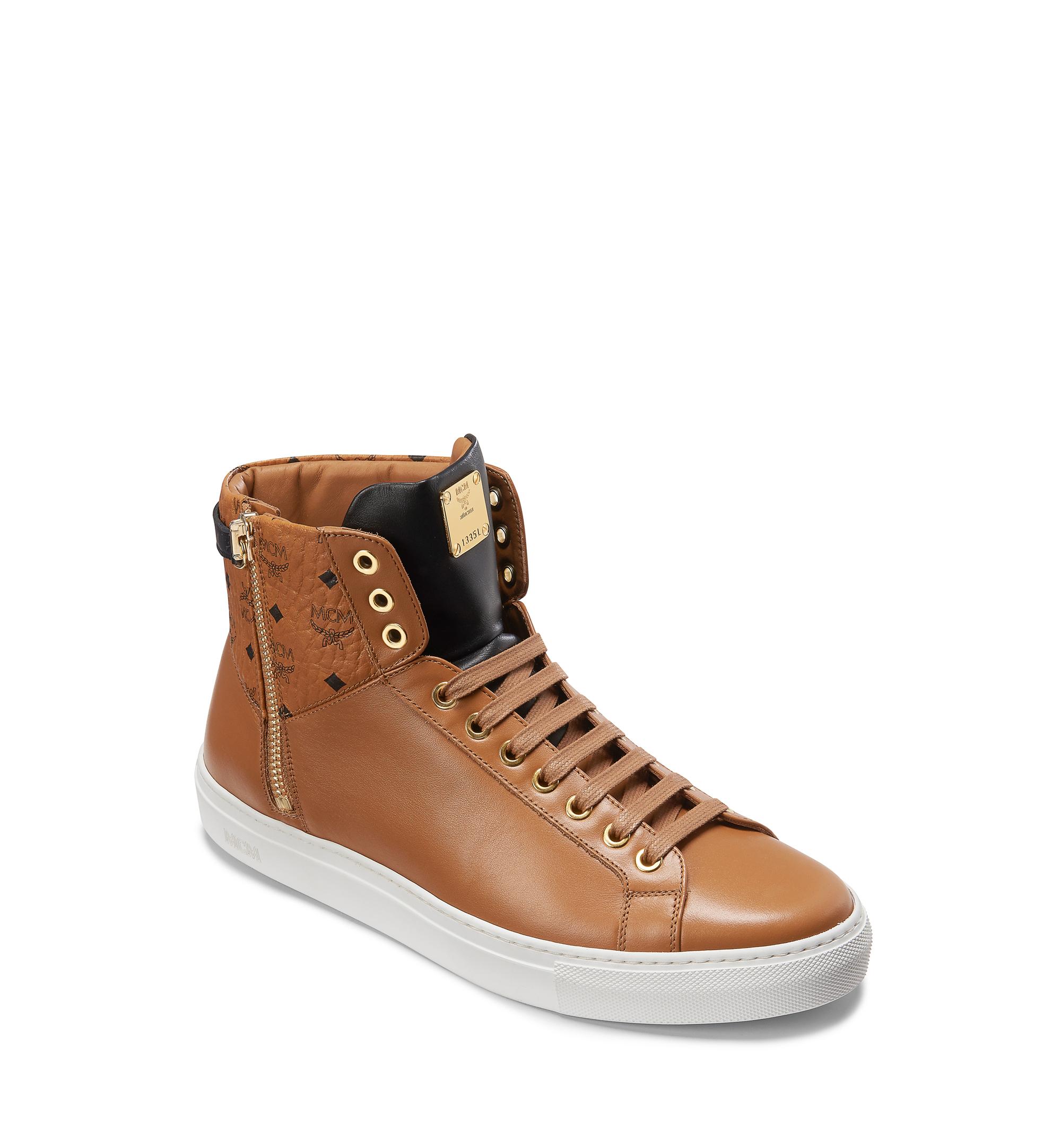 mcm platform sneakers