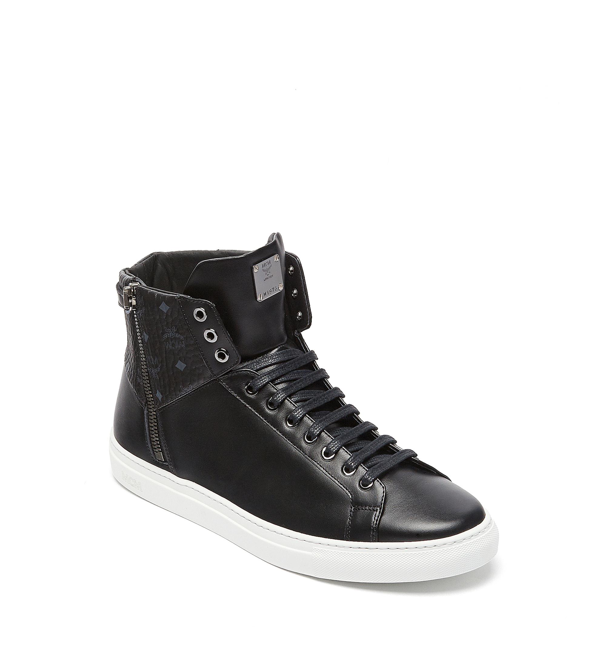 women's mcm high top sneakers