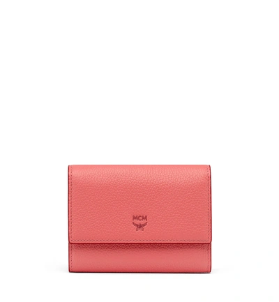 Mcm Milla Card Case With Wristlet In Park Avenue Leather In Rq