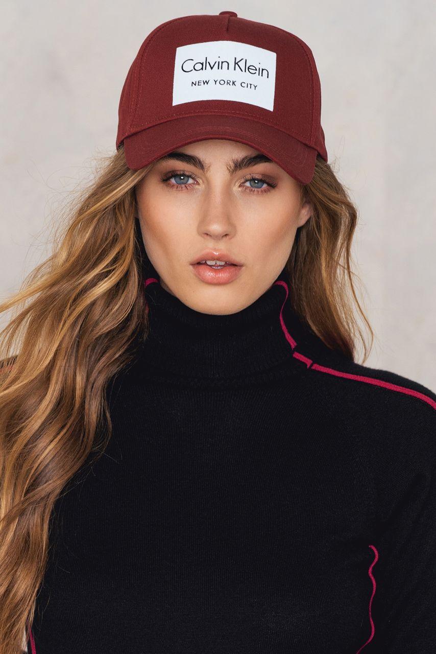 Buy Calvin Klein Cap Red | UP TO 53% OFF