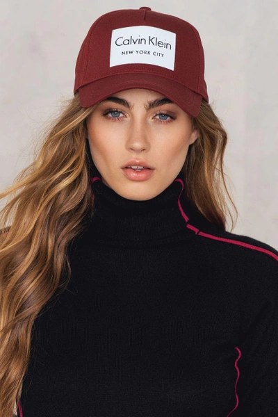 Calvin Klein Ck Jeans Baseball Cap - Red | ModeSens