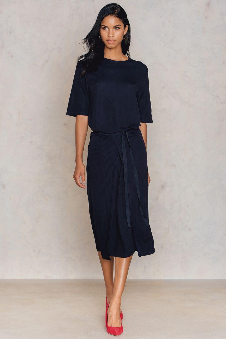 filippa k jersey wrap dress