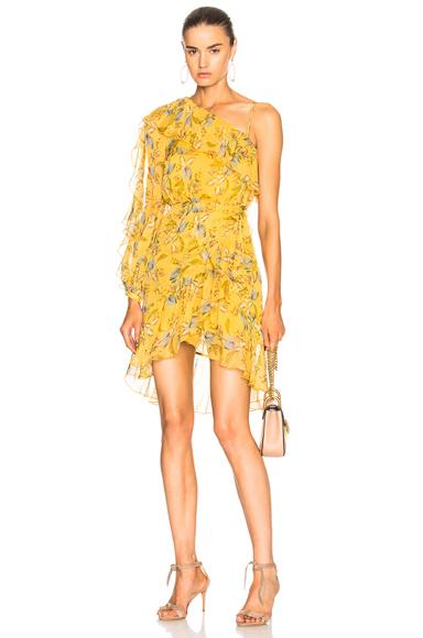 nicholas ava floral tie neck maxi