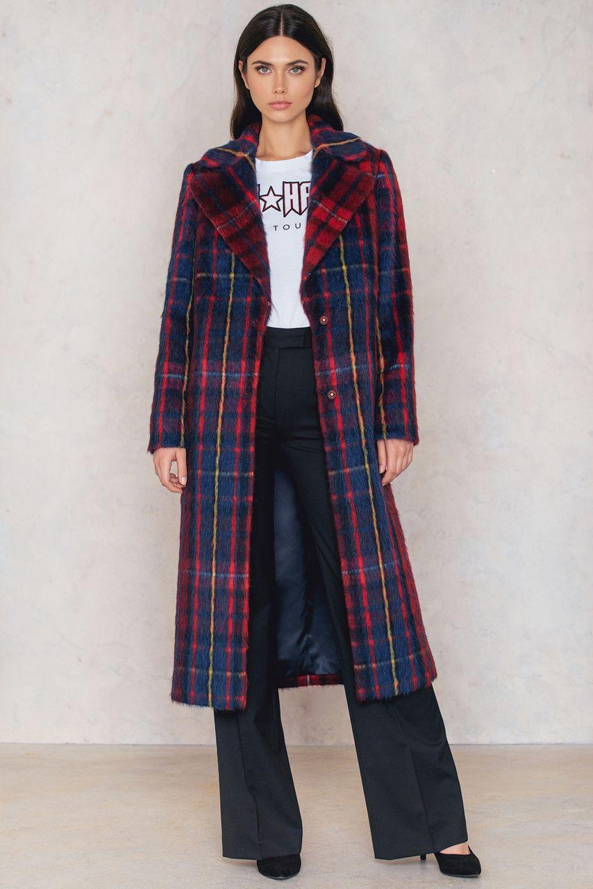 tommy hilfiger tartan coat