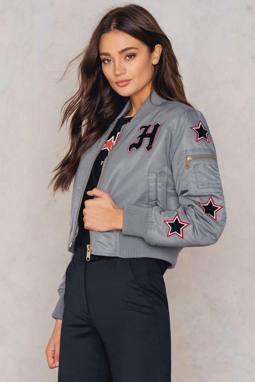 gigi hadid bomber jacket tommy