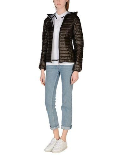 Shop Duvetica Down Jackets In Cocoa