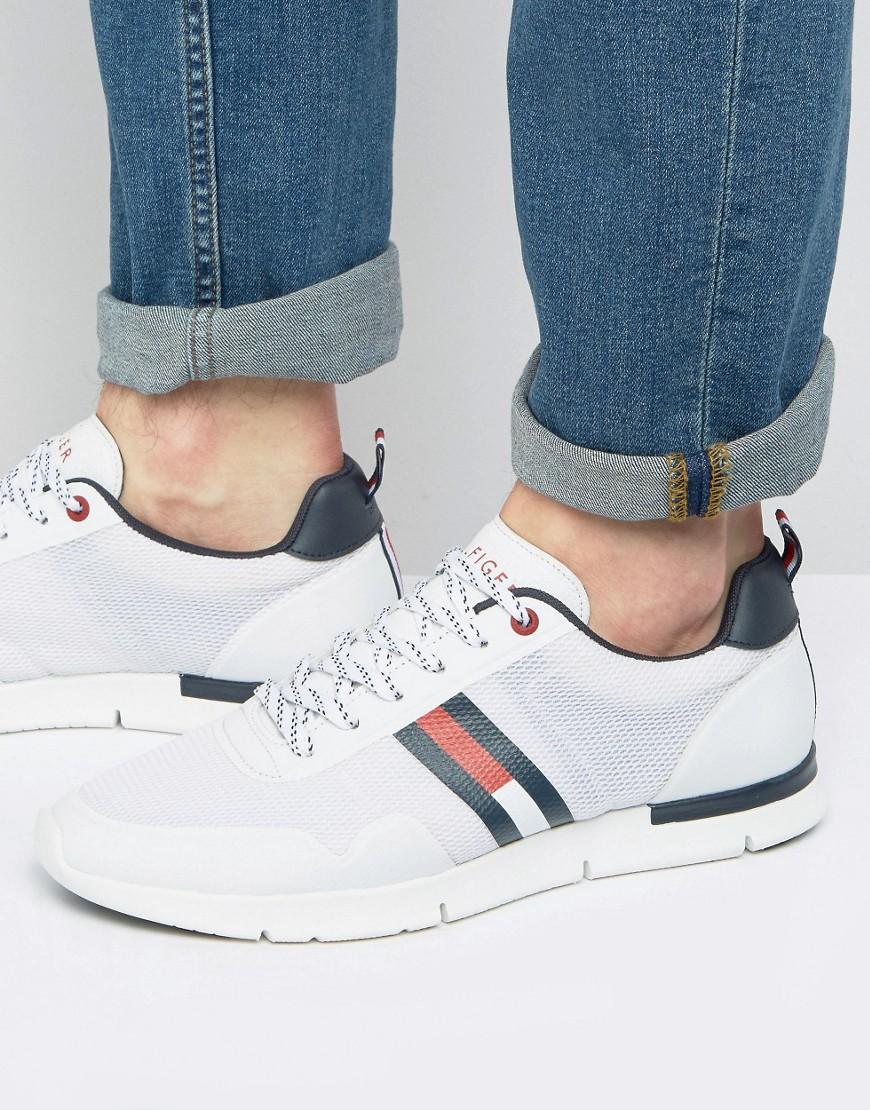 tommy hilfiger tobias flag mesh trainers