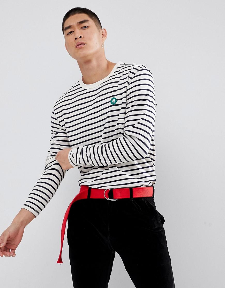wood wood striped shirt
