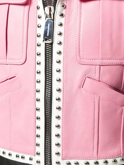 Shop Dsquared2 Panelled Jacket - Pink