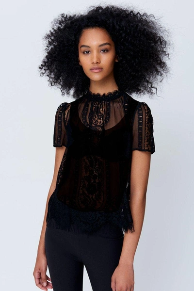 Shop Rebecca Minkoff Yasmin Top In Black