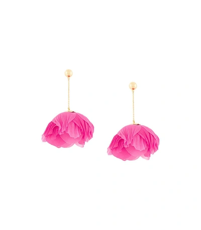 Shop Aurelie Bidermann Pink Pistil Pivoine Earrings