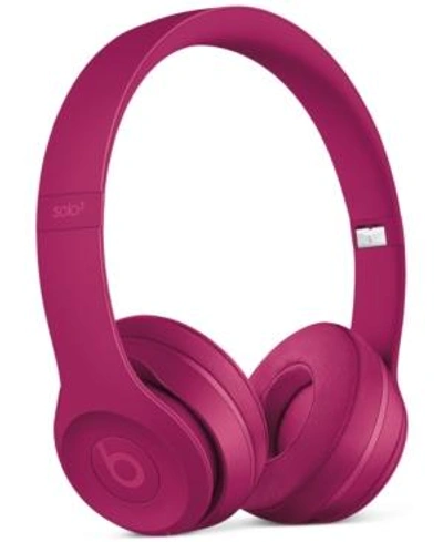Shop Beats By Dr. Dre Solo 3 Wireless Headphones In Brick Red