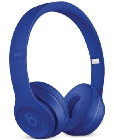 Shop Beats By Dr. Dre Solo 3 Wireless Headphones In Blue