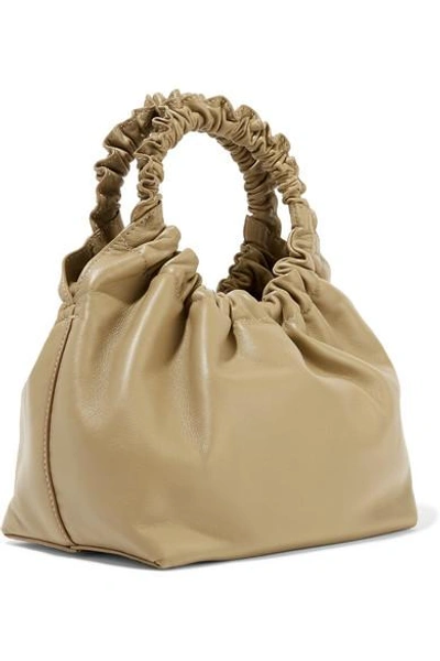Shop The Row Double Circle Small Leather Tote In Neutral