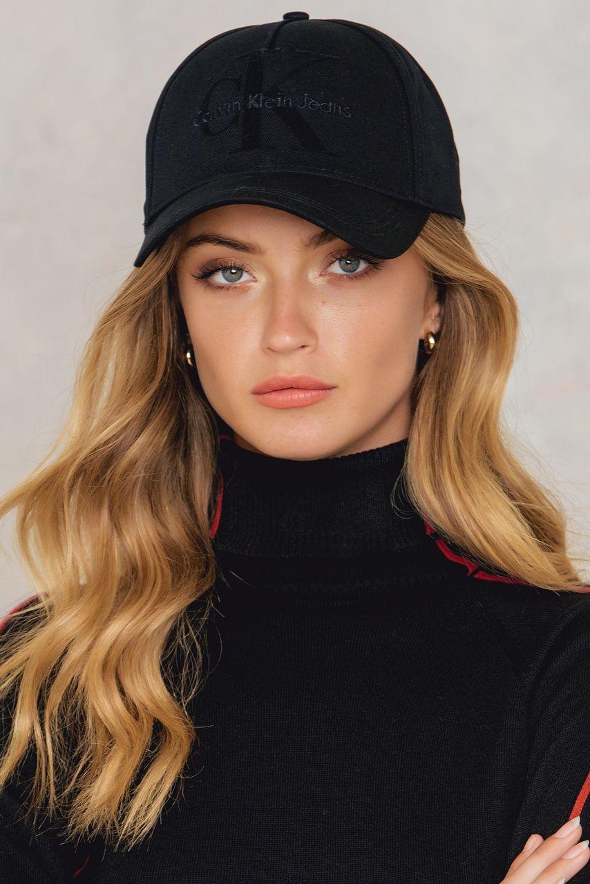 calvin klein baseball cap black