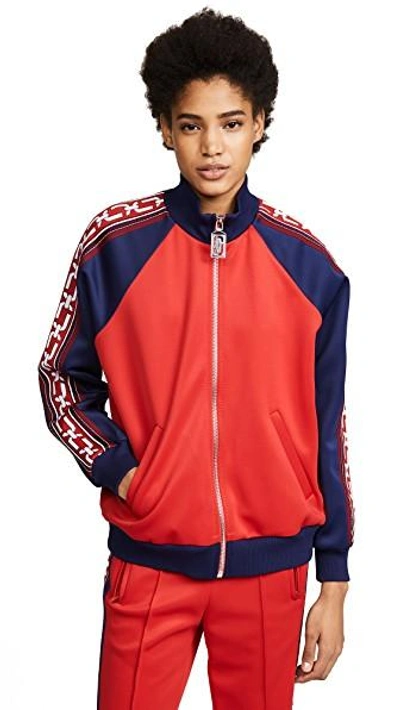 Shop Marc Jacobs Track Jacket In Red