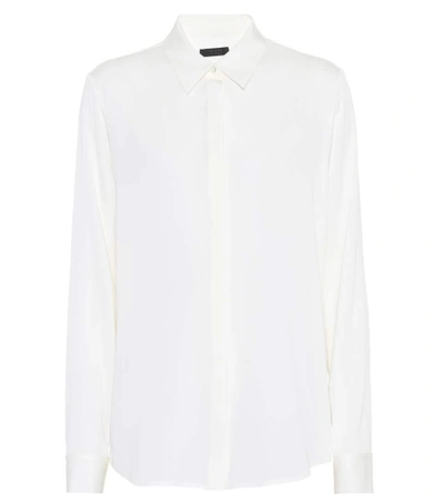 Shop The Row Petah Silk Shirt In White