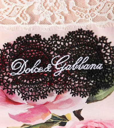Shop Dolce & Gabbana Silk-blend Camisole