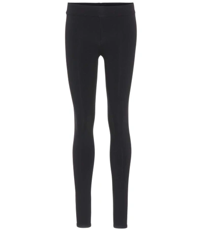 Shop The Row Relma Stretch-jersey Leggings In Black