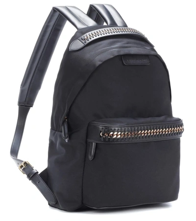 Shop Stella Mccartney Falabella Go Backpack In Black