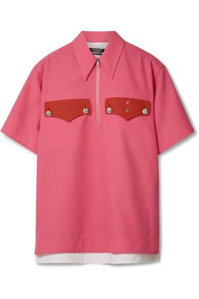 Shop Calvin Klein 205w39nyc Cady Shirt In Pink