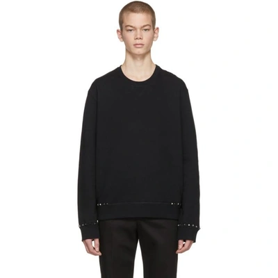 Shop Valentino Black 'rockstud Untitled' 08 Sweatshirt