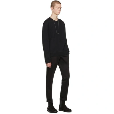 Shop Valentino Black 'rockstud Untitled' 08 Sweatshirt