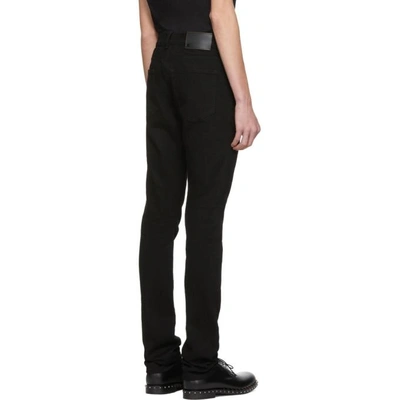Shop Valentino Black Skinny 004 Jeans In 0no Black