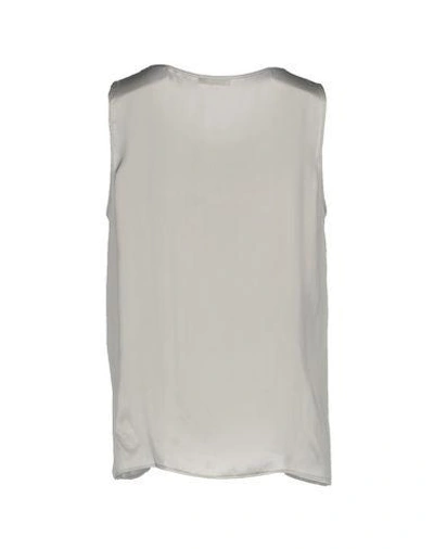 Shop Gran Sasso Tops In Light Grey