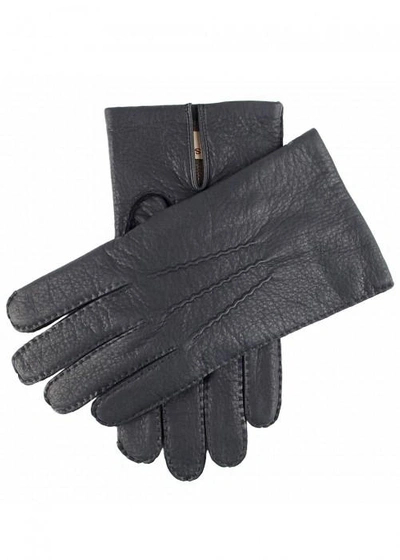 Shop Dents Cambridge Navy Leather Gloves