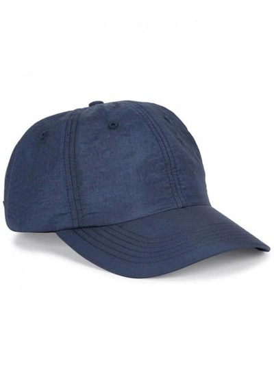 Shop Norse Projects Navy Shell Cap