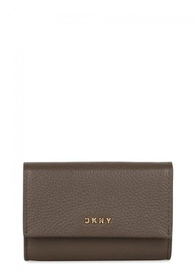 Shop Dkny Chelsea Grey Leather Wallet