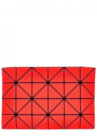 Shop Bao Bao Issey Miyake Lucent Red Matte Clutch