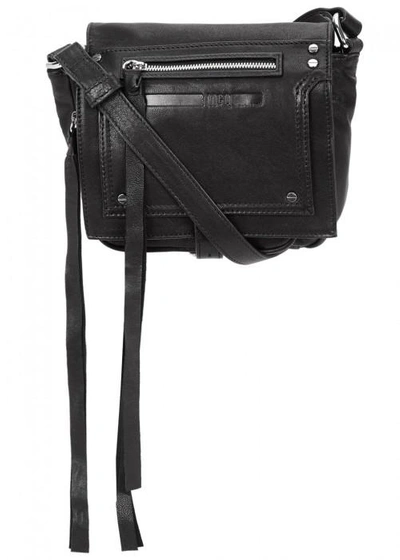 Shop Mcq By Alexander Mcqueen Loveless Mini Leather Cross-body Bag In Black