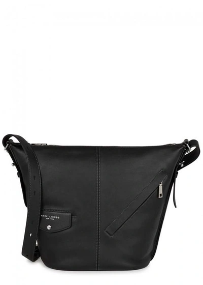 Shop Marc Jacobs The Sling Black Leather Shoulder Bag