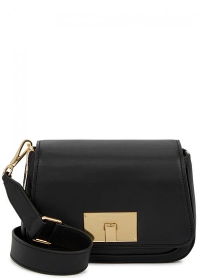 Shop Marc Jacobs Navigator Black Leather Shoulder Bag