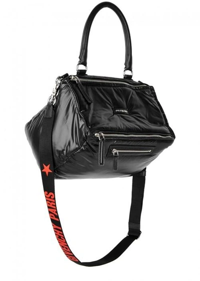 Shop Givenchy Nightingale Black Shell Shoulder Bag
