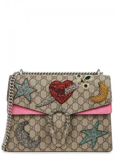 Shop Gucci Dionysus Medium Shoulder Bag In Multicoloured