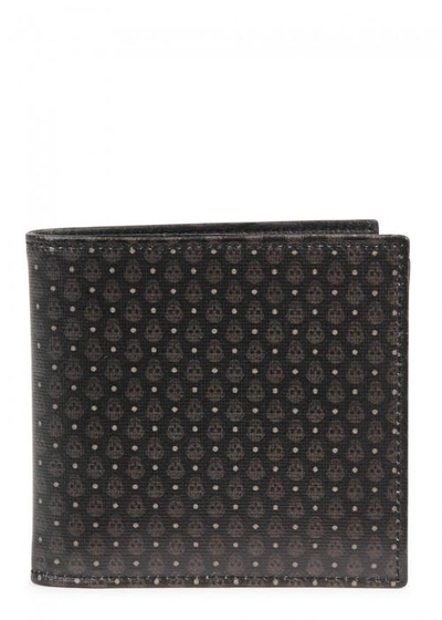 Shop Alexander Mcqueen Skull-print Leather Wallet In Multicoloured