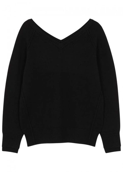 Shop Helmut Lang Black Cashmere Jumper