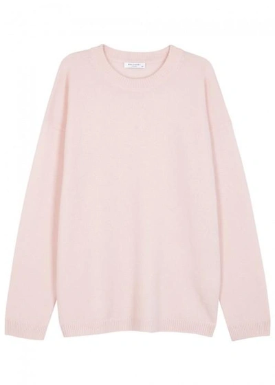 Shop Equipment Bryce Blush Cashmere Jumper In Light Pink